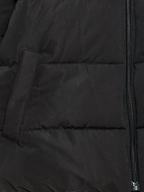 Casaco com capuz e forro polar - Kiabi