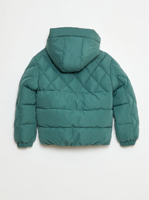 Casaco com capuz e forro polar - Kiabi