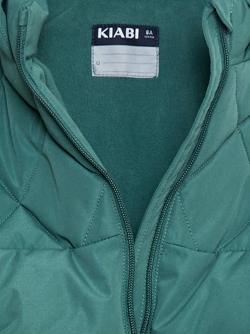 Casaco com capuz e forro polar - Kiabi