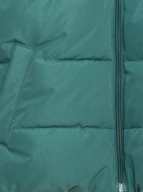 Casaco com capuz e forro polar - Kiabi