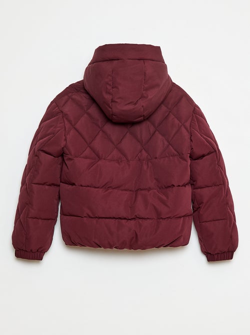 Casaco com capuz e forro polar - Kiabi