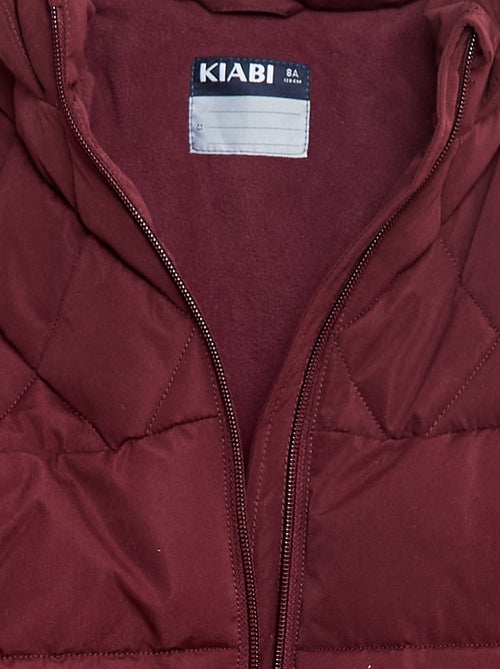 Casaco com capuz e forro polar - Kiabi