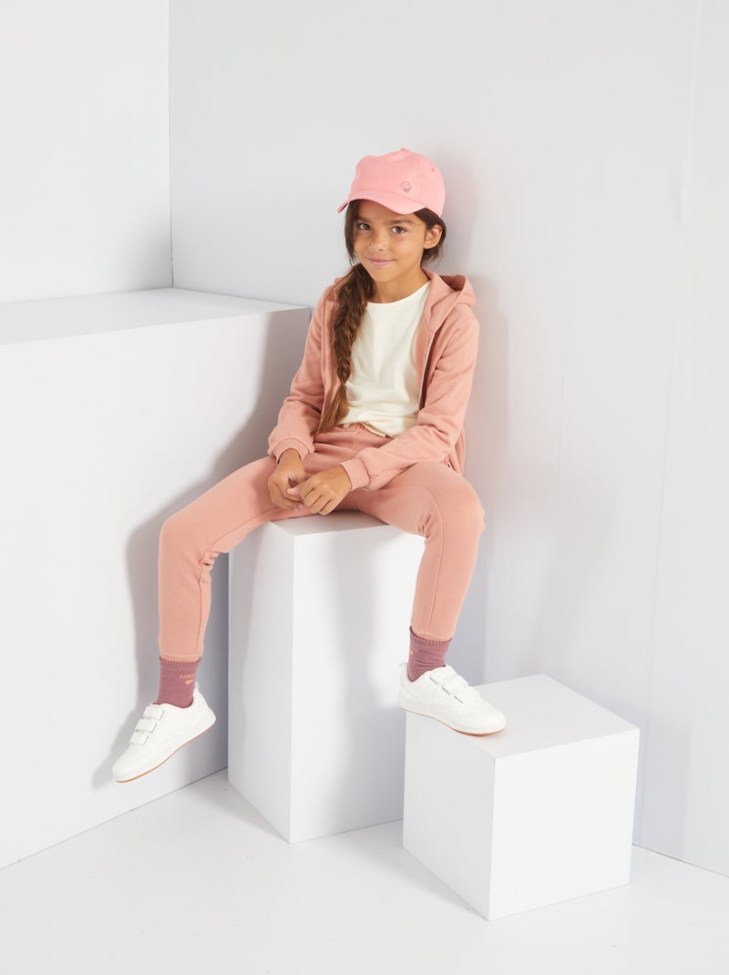 Casaco com capuz Rosa - Kiabi