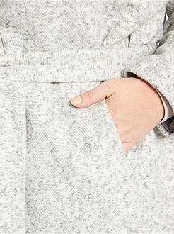 Casaco com cinto - Kiabi