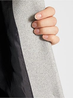 Casaco com efeito de lã - Kiabi