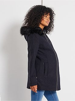 Casaco com efeito de lã de maternidade - Kiabi