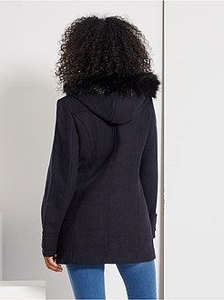 Casaco com efeito de lã de maternidade - Kiabi