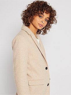 Casaco com efeito de lã - Kiabi