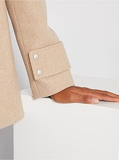 Casaco com efeito de lã pré-mamã - Kiabi