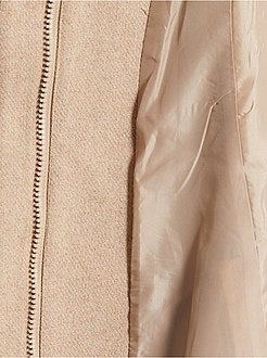 Casaco com efeito de lã pré-mamã - Kiabi