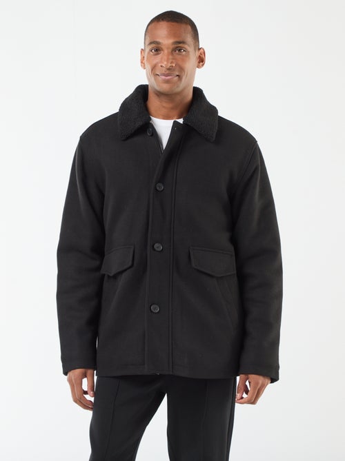 Casaco com efeito de lã - Kiabi