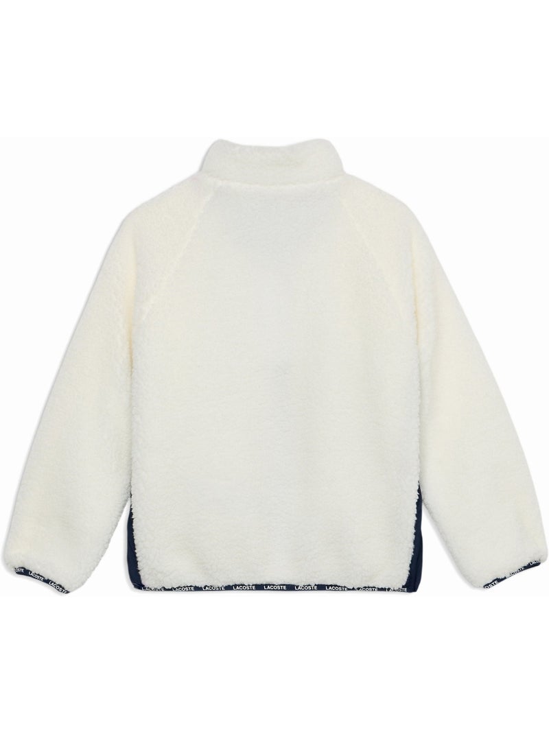 Casaco com fecho - lacoste Branco Azul - Kiabi