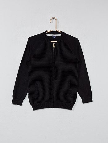 Casaco com fecho canelado - Kiabi