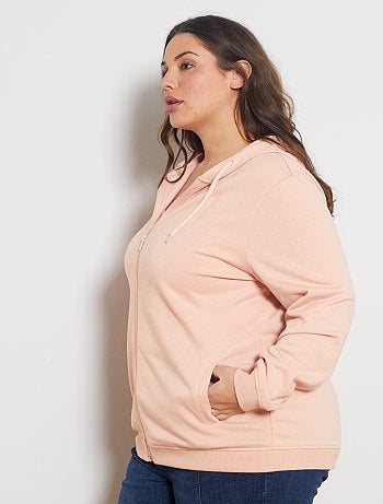 Casaco com fecho e capuz - Kiabi