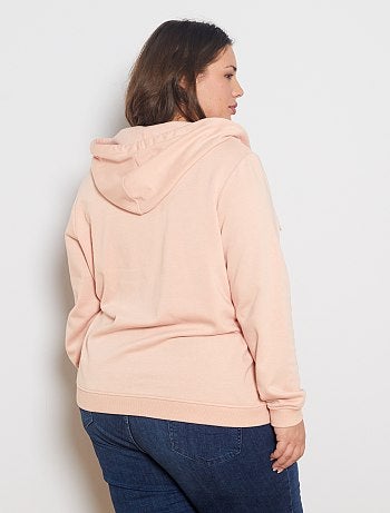 Casaco com fecho e capuz - Kiabi