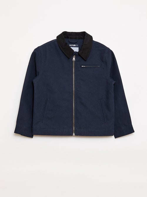 Casaco com fecho éclair estilo workwear - Kiabi