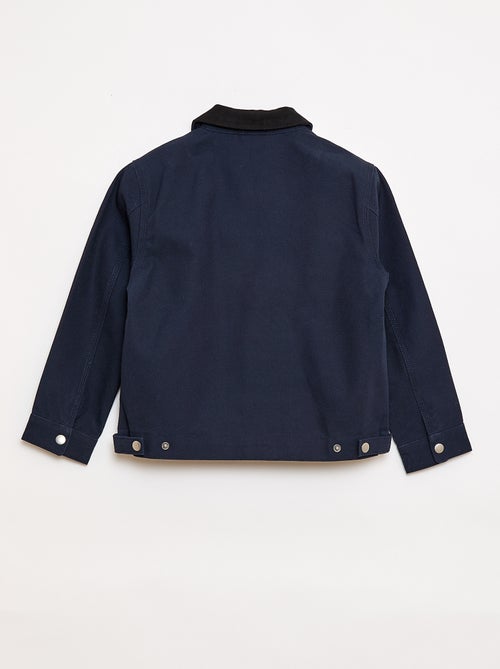 Casaco com fecho éclair estilo workwear - Kiabi