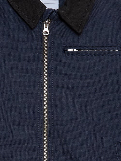 Casaco com fecho éclair estilo workwear - Kiabi