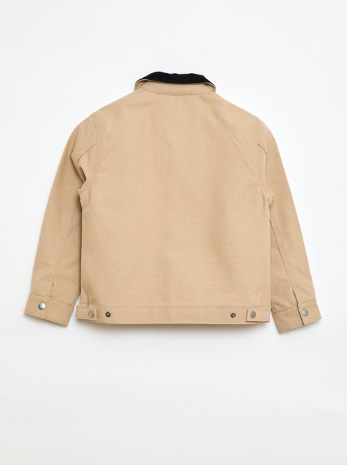 Casaco com fecho éclair estilo workwear - Kiabi