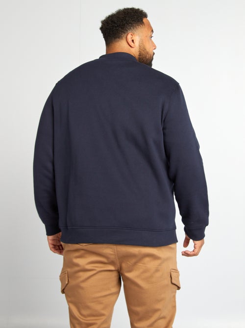 Casaco com fecho em moletão - Kiabi