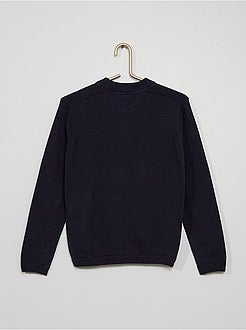 Casaco com fecho em puro algodão - Kiabi