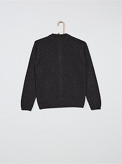 Casaco com fecho em puro algodão - Kiabi