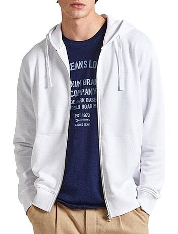 Casaco com Fecho para Homem Pepe Jeans Joe Branco