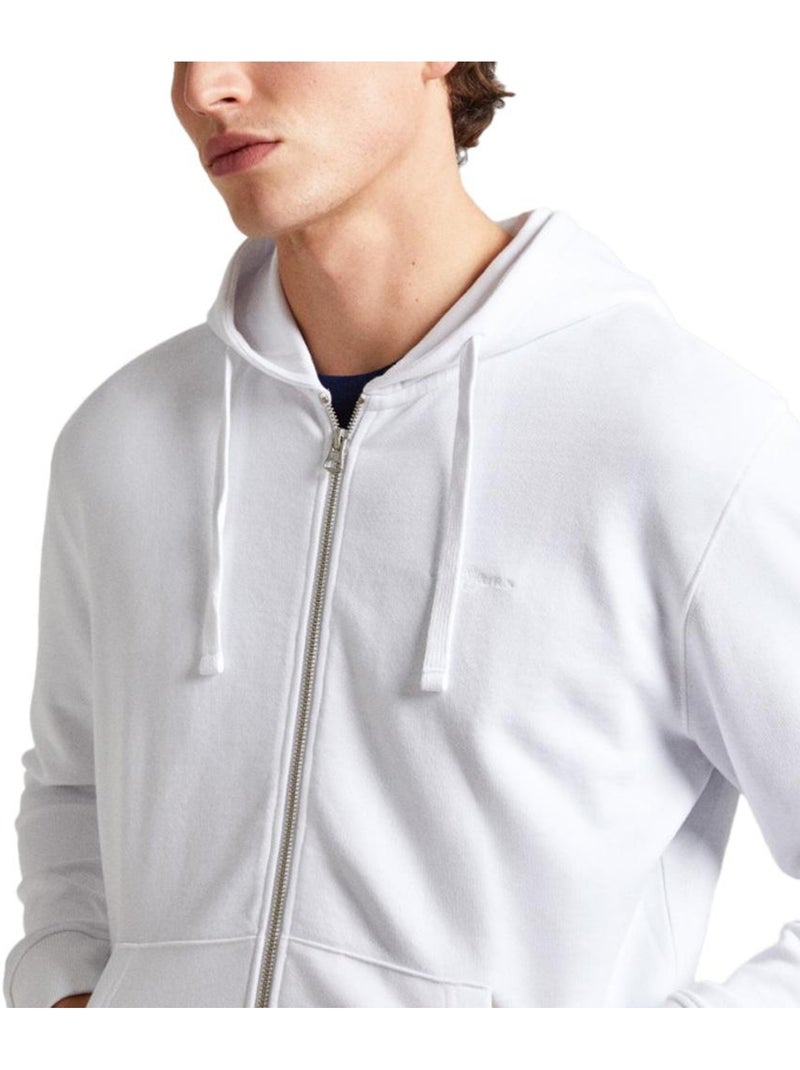 Casaco com Fecho para Homem Pepe Jeans Joe Branco Branco - Kiabi