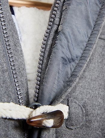 Casaco com forro sherpa - Kiabi