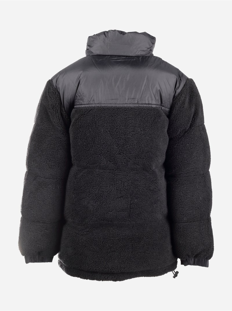 Casaco com gola alta - boom kids Preto - Kiabi