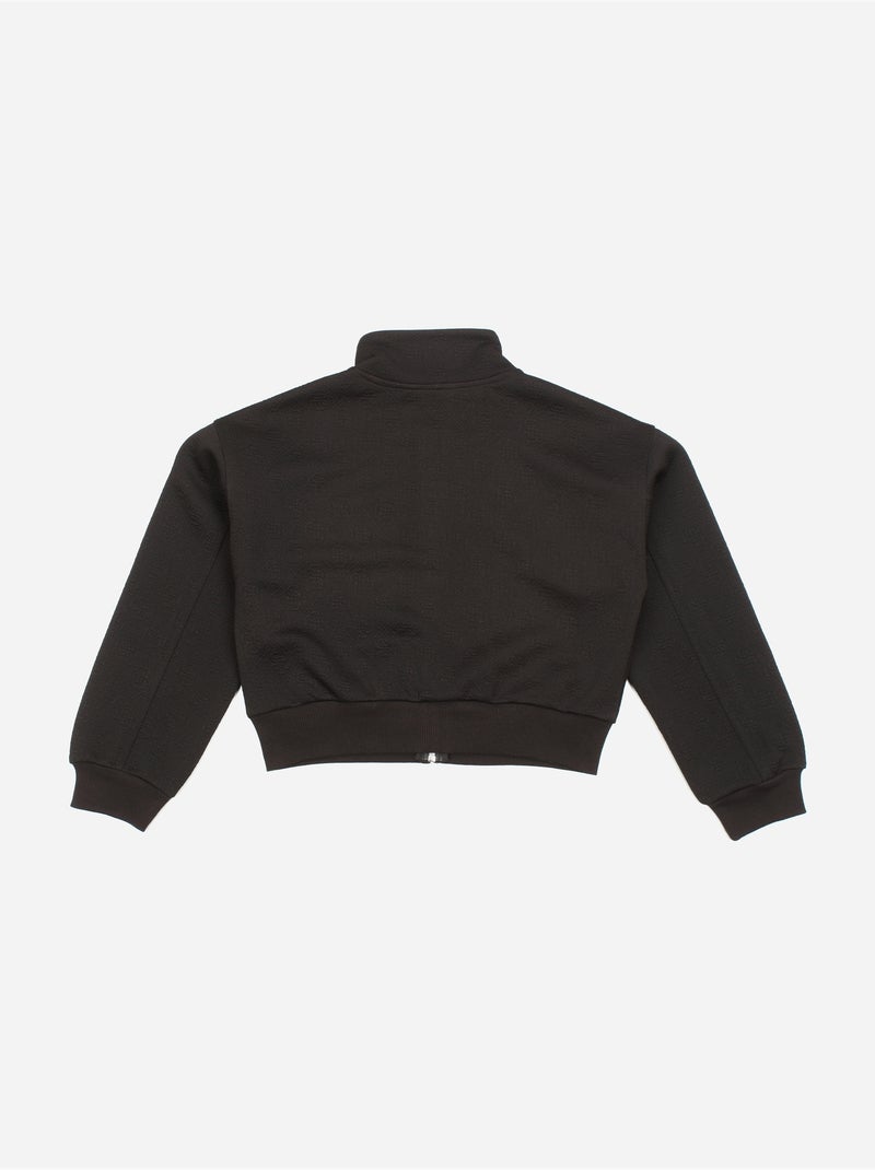 Casaco com gola alta - guess kids Preto - Kiabi