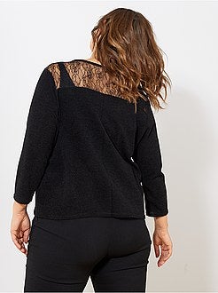 Casaco com renda - Kiabi