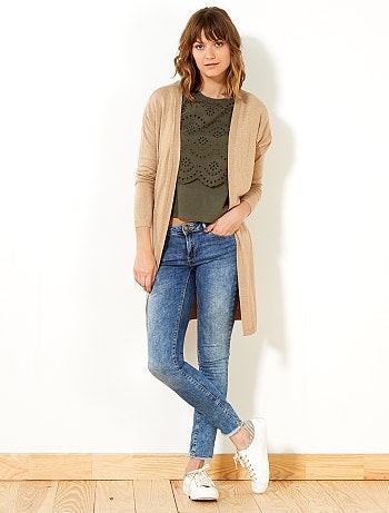 Casaco comprido aberto - Kiabi