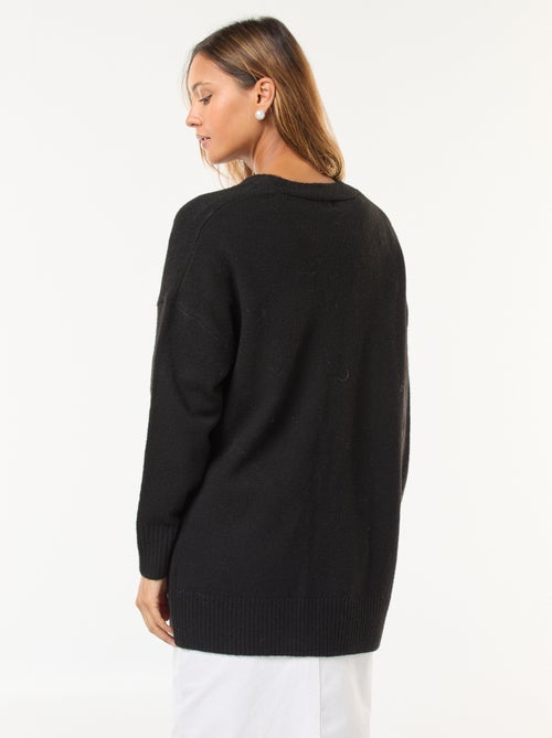 Casaco comprido aberto - Kiabi