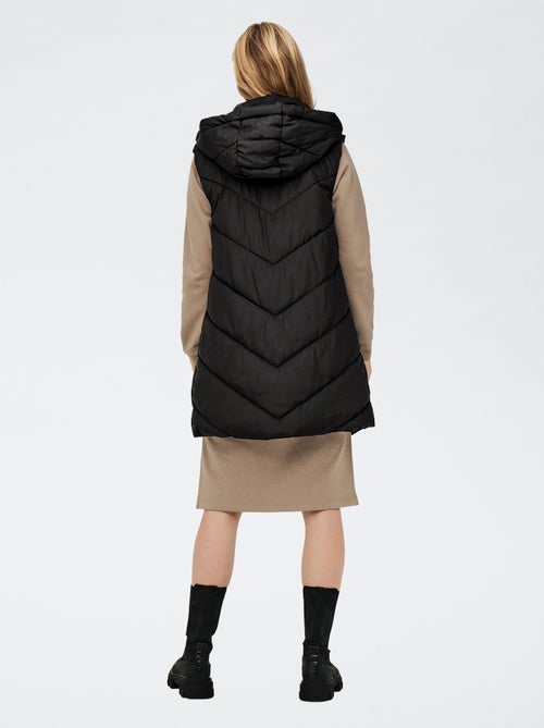 Casaco comprido acolchoado 'JDY' - Kiabi