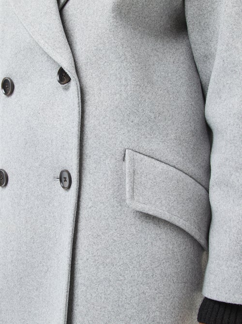 Casaco comprido em imitação de lã - Kiabi