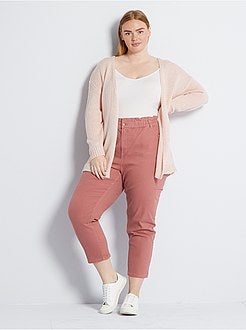 Casaco comprido em malha grossa - Kiabi