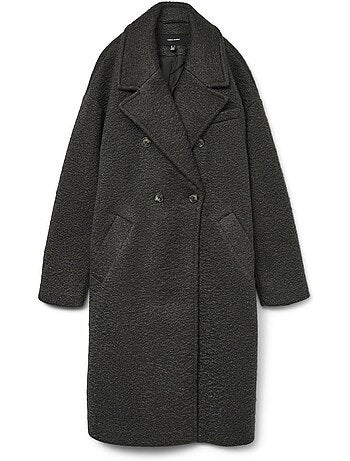 Casaco Comprido Camel Vero Moda Liteerika para Mulher