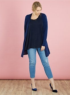 Casaco comprido fuido - Kiabi