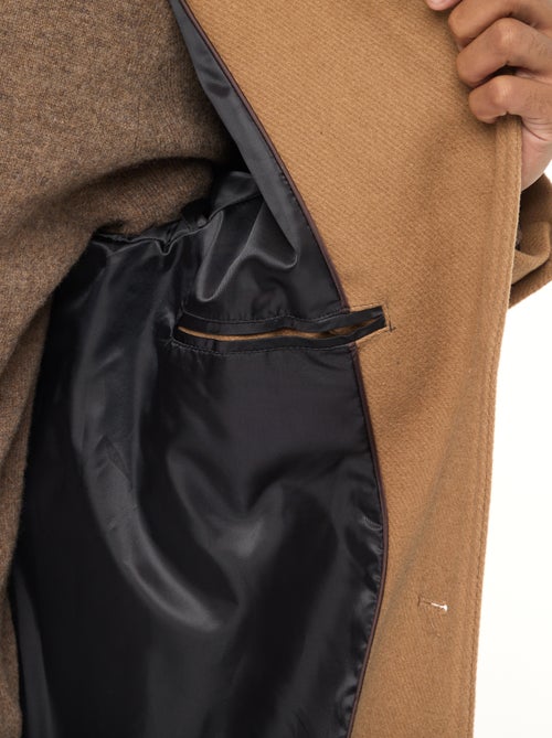 Casaco comprido liso - Kiabi