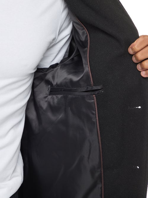 Casaco comprido liso - Kiabi