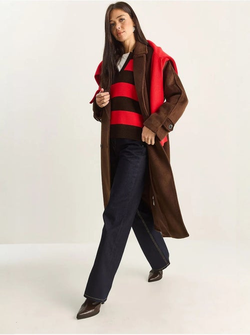 Casaco comprido oversized lucci - Kiabi Casaco comprido oversized lucci - Kiabi