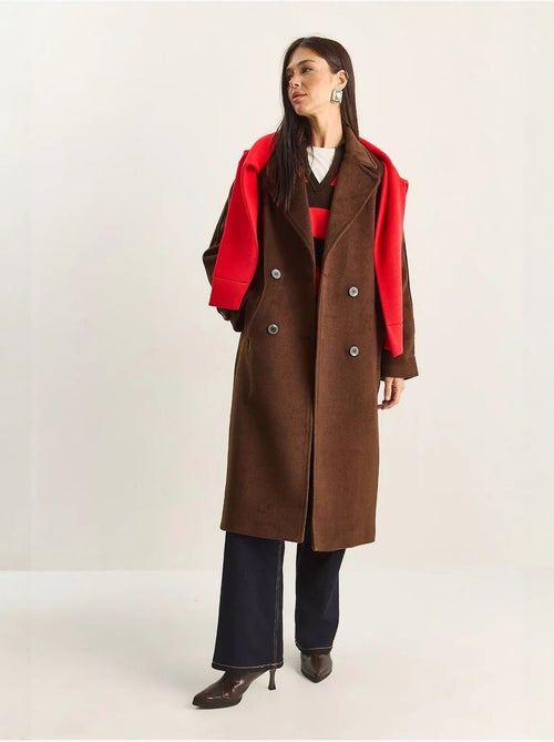 Casaco comprido oversized lucci - Kiabi Casaco comprido oversized lucci - Kiabi