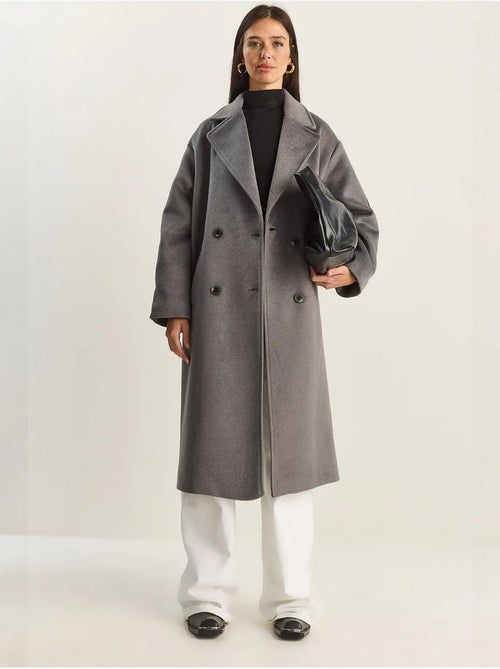 Casaco comprido oversized lucci - Kiabi Casaco comprido oversized lucci - Kiabi