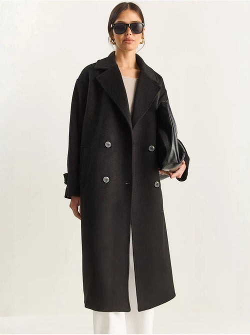 Casaco comprido oversized lucci - Kiabi Casaco comprido oversized lucci - Kiabi
