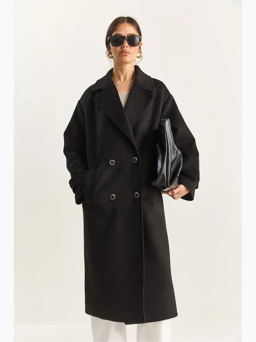 Casaco comprido oversized lucci - Kiabi Casaco comprido oversized lucci - Kiabi