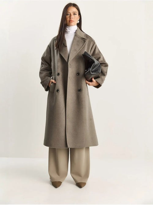 Casaco comprido oversized lucci - Kiabi Casaco comprido oversized lucci - Kiabi