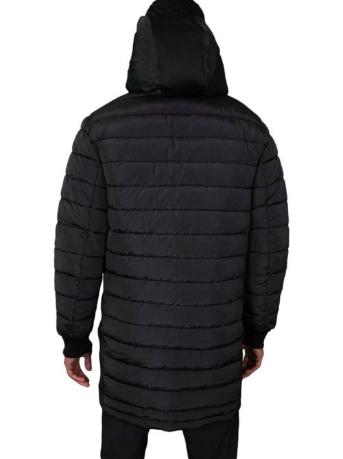 Casaco comprido preto para homem redskins darren - Kiabi Casaco comprido preto para homem redskins darren - Kiabi