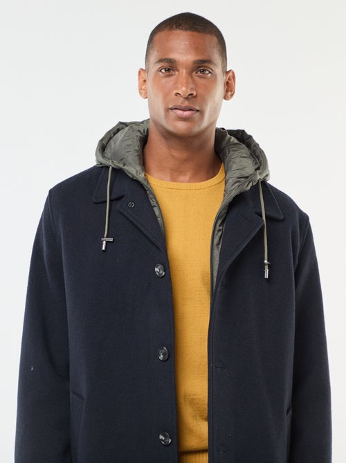 Casaco comprido quente e elegante - Kiabi