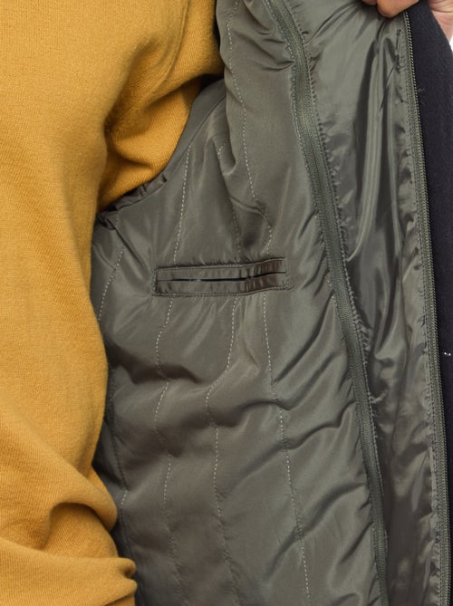 Casaco comprido quente e elegante - Kiabi